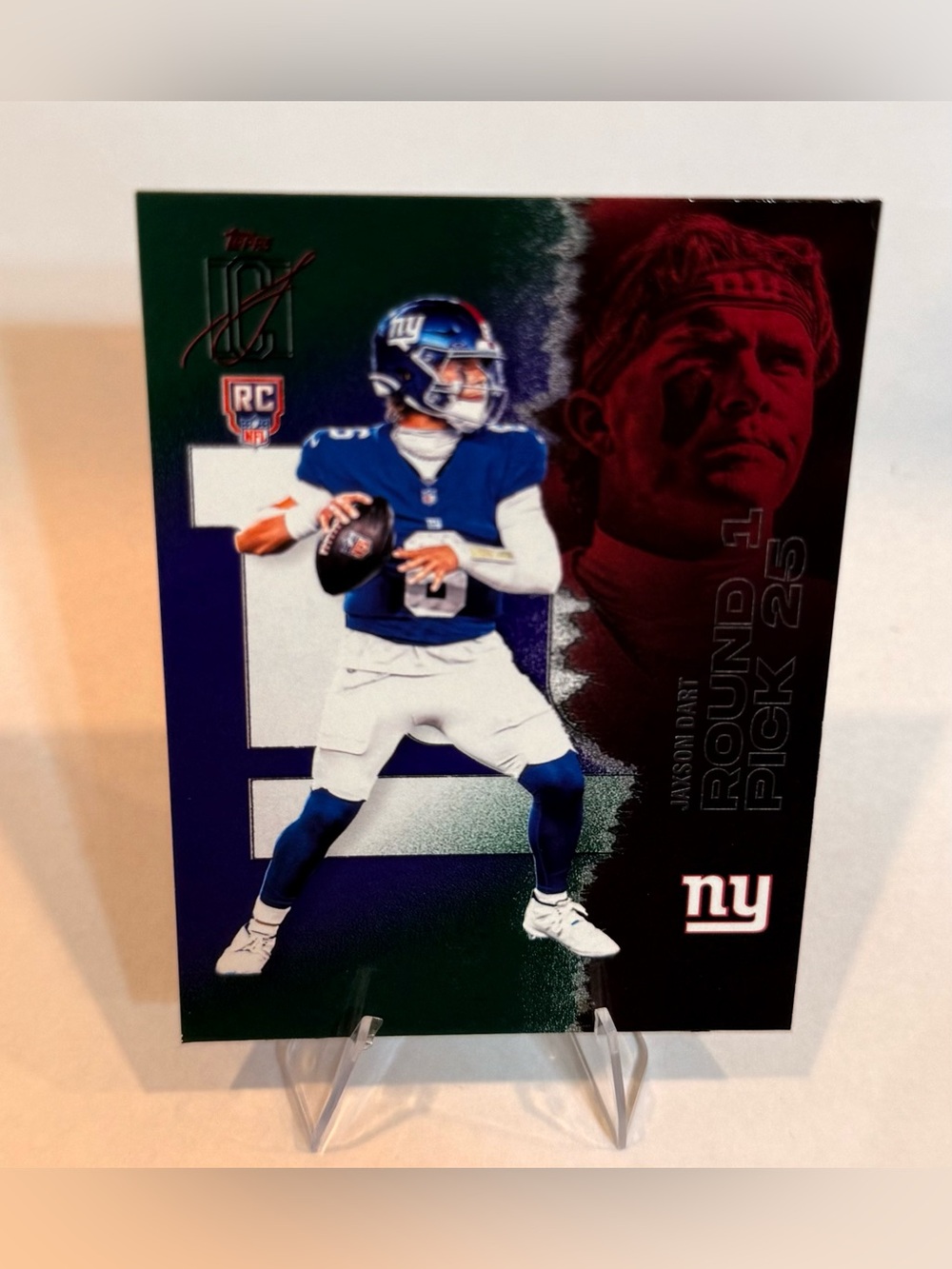 2025 Topps Signature Class # 106 Jaxson Dart New  York Giants - QB Rookie